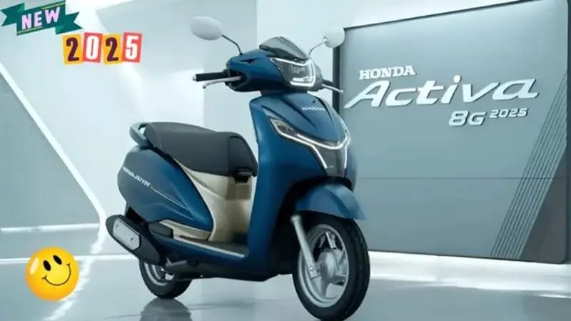 Honda Activa 8G 2025 – Smooth & Reliable Scooter with 110cc Engine, 85kmpl Mileage & City-Ready Comfort!